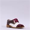 Marco Moreo Maura Toe Cap Ribbon Lace - White Bordo Taupe